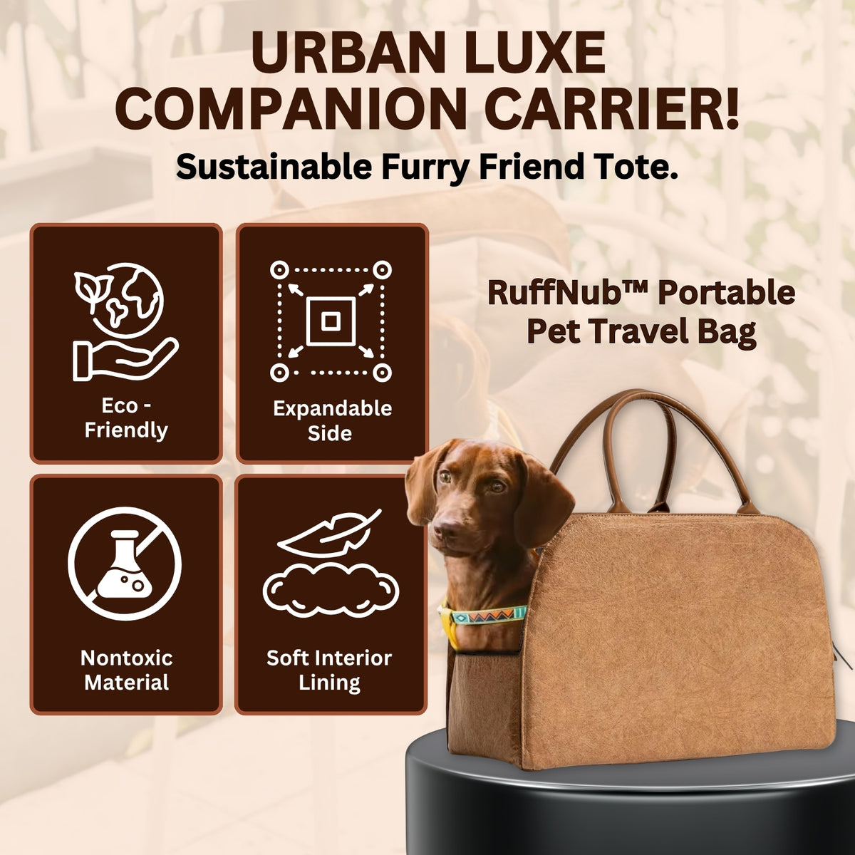 RuffNub™ Portable Pet Travel Bag