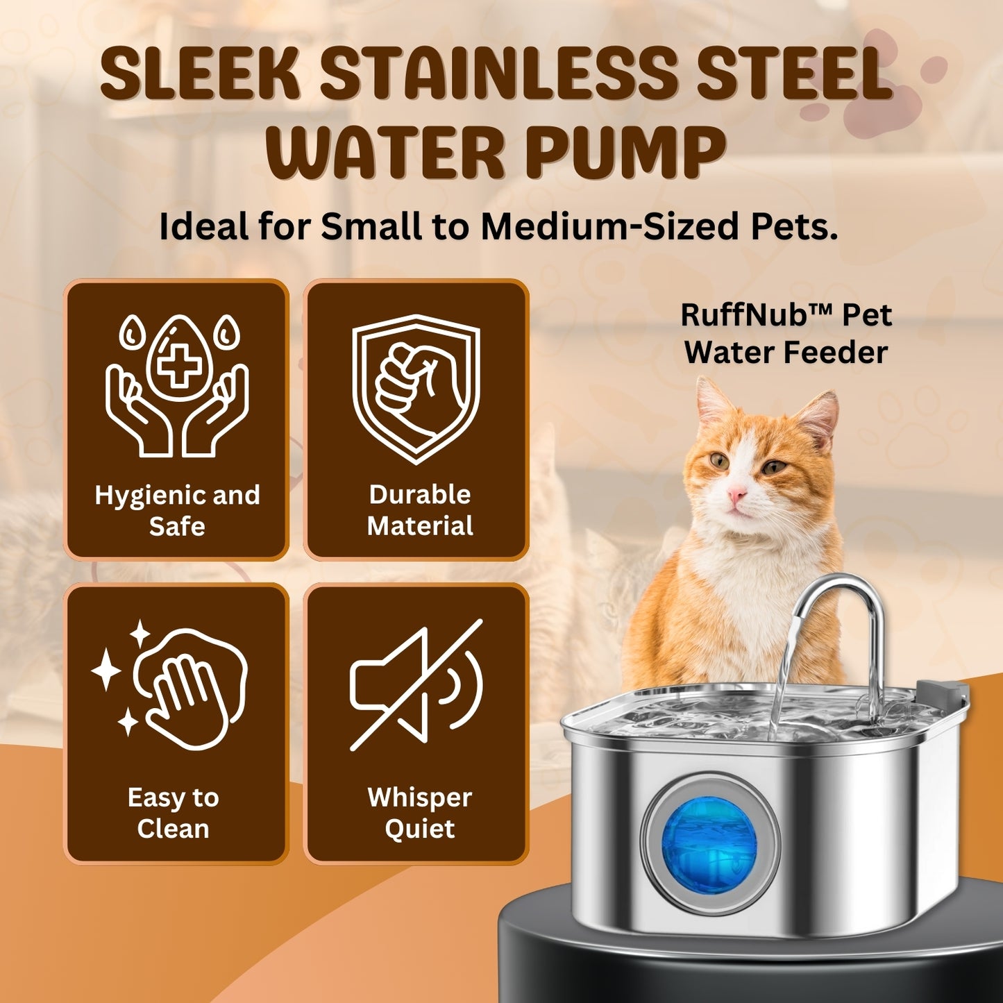 RuffNub™ Pet Water Feeder