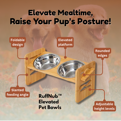RuffNub™ Elevated Pet Bowls