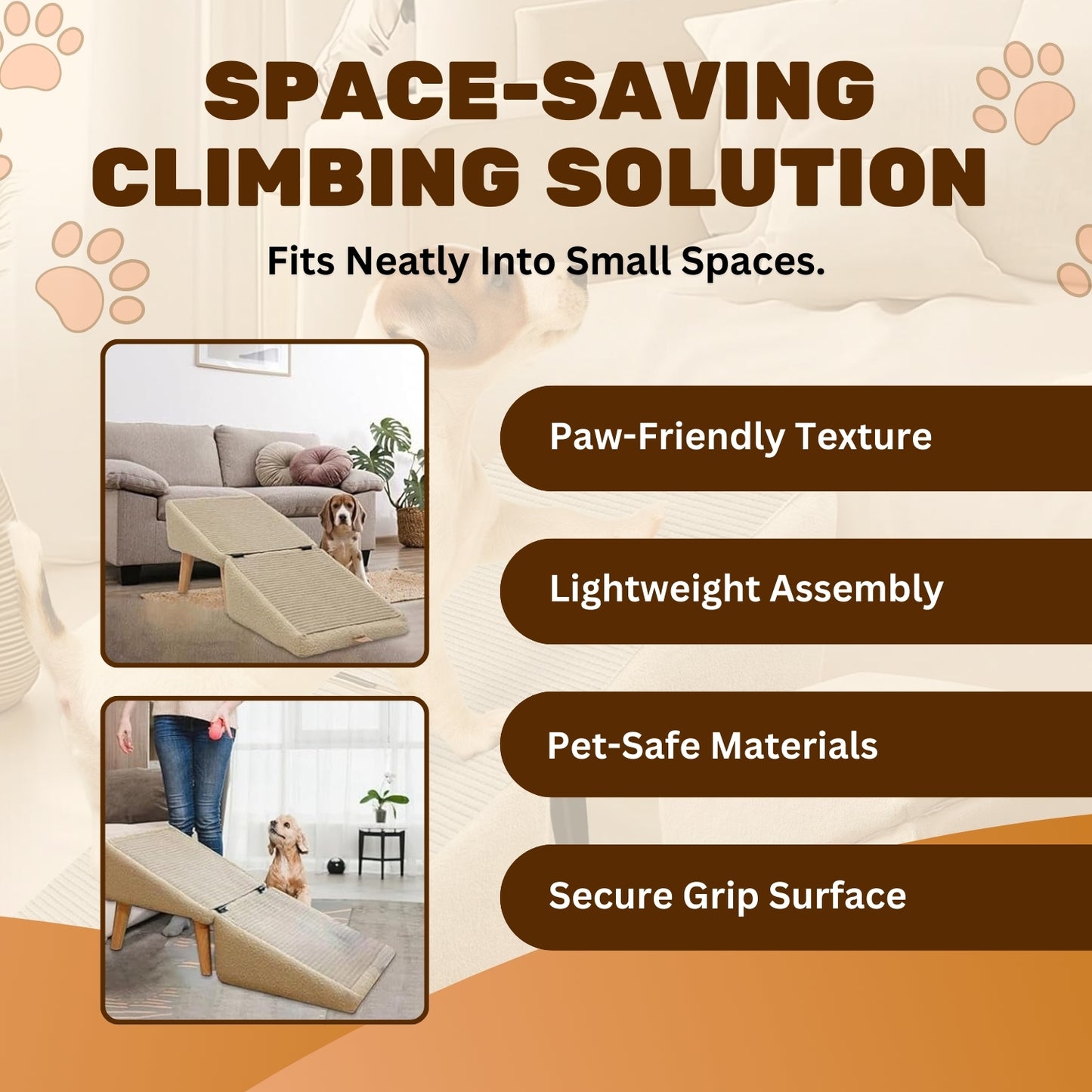 RuffNub™ Foldable Pet Stairs