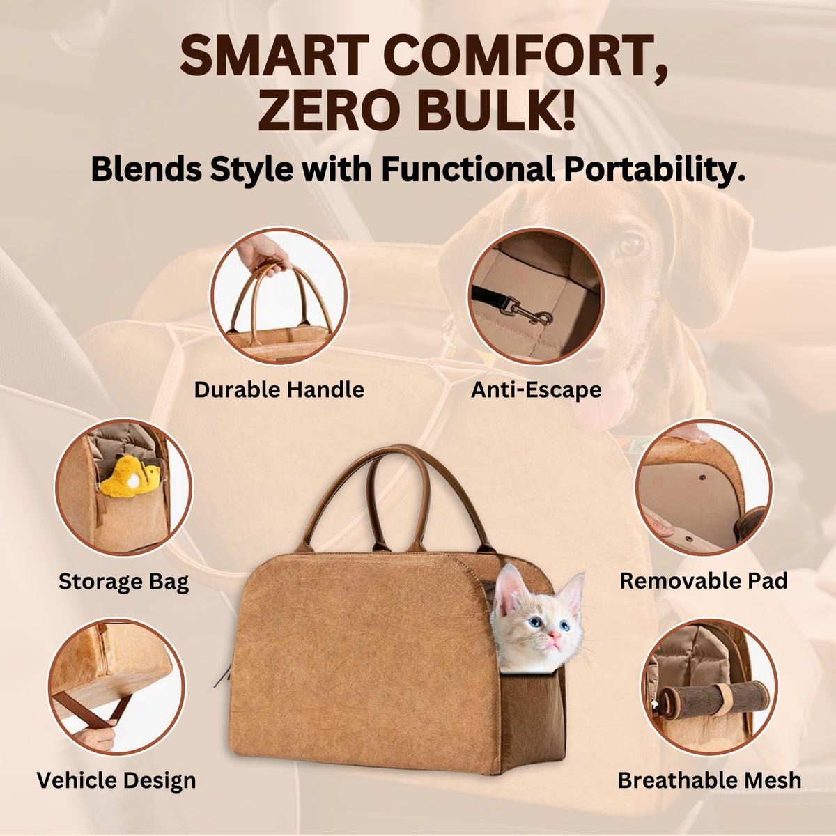 RuffNub™ Portable Pet Travel Bag